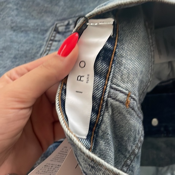 🔥SEND OFFERS🔥 IRO blue straight leg jeans​​ - Picture 4 of 5